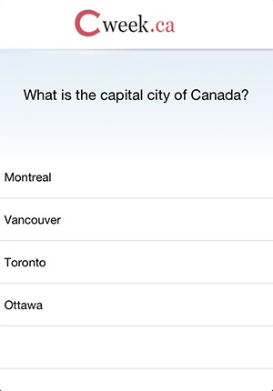Canadian Citizenship Test iphone app screenshot 1