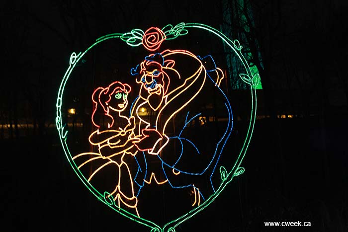 Beauty and the beast - Winter Festival of Lights