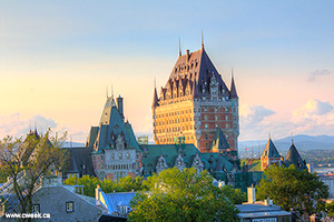 HDR picture, Quebec City downtown