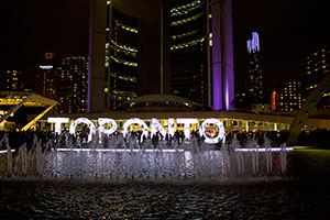 Toronto Sign on Nuit Blanche 2015