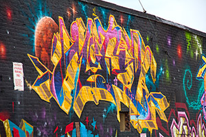Colorful graffiti