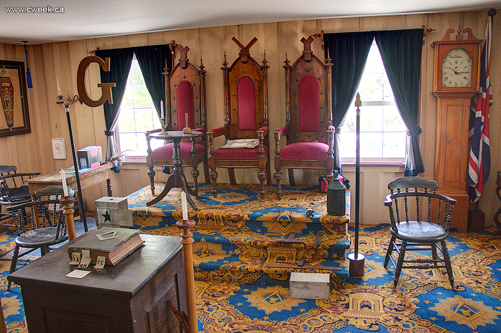 19th century Masonic room