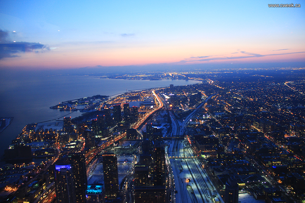 Toronto at night