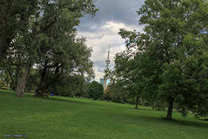 CN Tower - Toronto Island View